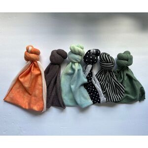 Top Knot Headwrap Headband for baby LOT of 6